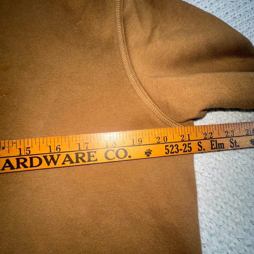 Lacoste Men’s Sweatshirt EUC Brown Large Logo Size Medium - Picture 4 of 6